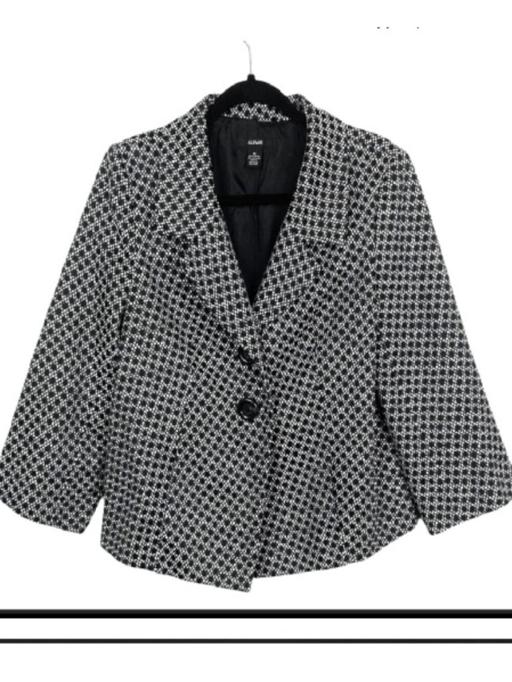Like New Alfani Cropped Business Casual Blazer Size 14